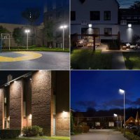 Proiector cu LED-uri de 100W, 10000LM, pentru exterior sau interior, IP66, din sticla mata anti-orbire - 5