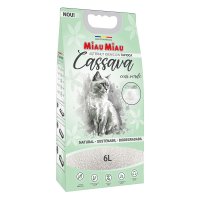 MIAU MIAU Cassava, ceai verde, așternut igienic pisici, granule, tapioca, aglomerant, ecologic, biodegradabil, 6l MIAU MIAU Cassava, neparfumat, așternut igienic pisici, granule, tapioca, aglomerant, ecologic, biodegradabil, 6l - 2