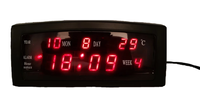 Ceas digital de masa 909 A LED cu alarma si termometru - 1