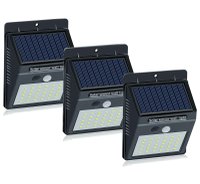 Set 3 Lampi Solare BRIGHT 30 LED cu Senzor de Miscare si Iluminare Automata - 1