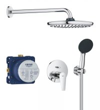 Sistem de dus incastrat Grohe Start 1/2'', 250 mm, crom, 1 functie - 1