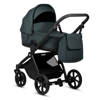 Carucior 2 in 1 Tutis Mio 3+ Pacific Green 240 din piele, sezut reversibil si maner reglabil - 5