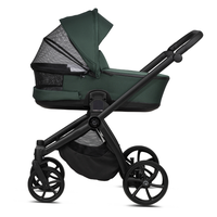 Carucior 2 in 1 Tutis Mio 3+ Pacific Green 240 din piele, sezut reversibil si maner reglabil - 6