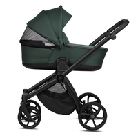 Carucior 2 in 1 Tutis Mio 3+ Pacific Green 240 din piele, sezut reversibil si maner reglabil - 7
