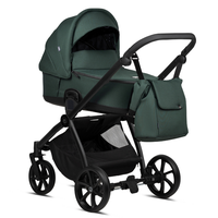 Carucior 2 in 1 Tutis Mio 3+ Pacific Green 240 din piele, sezut reversibil si maner reglabil - 8