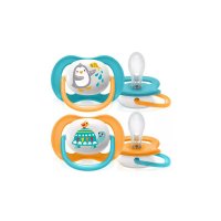 Set suzete Philips Avent Ultra Air, 2 buc, 6-18 luni, silicon, multicolor - 1