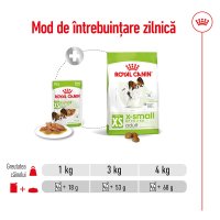 ROYAL CANIN X-Small Adult hrană umedă câini (în sos), 85g - 6