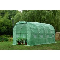 Solar gradina / Sera legume cu schelet metalic 4 x 2 x 2 m  Micul Fermier GF-2044 - 1