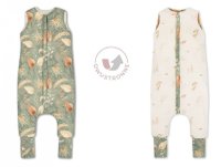 Sac de dormit din bumbac 3-4 ani Boho Green Sleepee 2.5 tog - 4