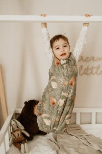 Sac de dormit din bumbac 3-4 ani Boho Green Sleepee 2.5 tog - 3