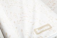 Saltea de infasat Sensillo Beige Leaf 70x49 cm cu intaritura si margine de protectie antirasturnare - 5