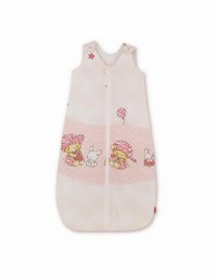 Sac de dormit copii 1.5 tog Hai la joaca roz din bumbac 85 cm - 3