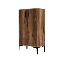 Dulap pentru Pantofi PRAG, Nuc, Dimensiuni 60x35x111 cm - 1