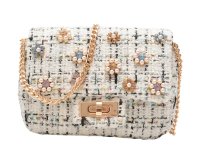 Geanta ALDO BBELLAFLORAL 138, Alb, Fabricata din Material Textil - 1