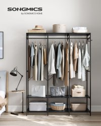 Cuier Songmics Negru 141x40x180 cm - 2