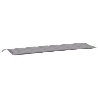 Perna pentru banca de gradina gri, 200x50x7 cm, din material textil Oxford - 1