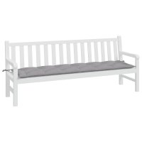 Perna pentru banca de gradina gri, 200x50x7 cm, din material textil Oxford - 3