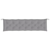 Perna pentru banca de gradina gri, 200x50x7 cm, din material textil Oxford - 4