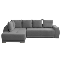 Coltar extensibil MARIBO LC, gri, colt stanga, cu arcuri si lada depozitare, 282x205x92 cm - 1