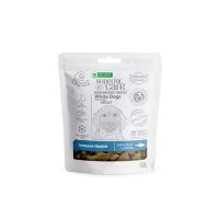 NATURES PROTECTION Superior Care White Dogs, Recompense Funcționale Fără Cereale cu Hering și Ceai Verde, XS-XL, 150g - 2
