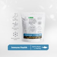 NATURES PROTECTION Superior Care White Dogs, Recompense Funcționale Fără Cereale cu Hering și Ceai Verde, XS-XL, 150g - 3