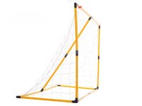Set poarta de fotbal pentru copii, Ikonka, cu pompa si minge incluse, dimensiune 156 x 70 x 107cm, Soccer Goal - 6