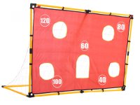 Set poarta de fotbal pentru copii, Ikonka, cu pompa si minge incluse, dimensiune 156 x 70 x 107cm, Soccer Goal - 9