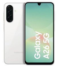 Samsung Galaxy A26 - Telefon Mobil 5G cu Procesor Exynos 1380, Ecran Super AMOLED de 6.7 inch, 6GB RAM, 128GB, Camera Tripla 50+8+2MP, Dual SIM (Alb) - 1