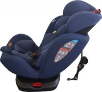 Scaun auto cu isofix Baby Care Motion Seat Albastru, Rotire 360 grade, 0-36 kg, Tetiera reglabila, Omologare R-129 i-Size, Centura in 5 puncte - 3