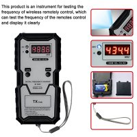 Tester Digital de Frecventa pentru Telecomenzi Auto Techstar, Inalta Precizie, 100M HZ to 1G HZ, IR, Lumina LED - 4