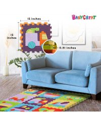 Covoras puzzle Babygreat Aventurile piratilor 92x92 cm - 3