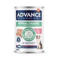 ADVANCE VETERINARY DIETS Dieta Hipolergenica pentru Caini cu Porc, Conserva Umida XS-XL, 400g - 1