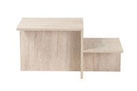 Masuta de cafea, Hanah Home, pal melaminat, travertin, 90x45x40 cm - 5