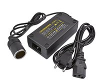 Adaptor priza Auto cu Bricheta 240V-12V/10A 120W Negru - 1
