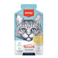 WANPY Supa de Carne pentru Pisici cu Pui, Plic Umid, 50g - 1