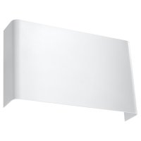 Aplica de perete Sollux Lighting Copertura, alba, 25 x 7 x 15 cm, 2 x G9 LED - 1