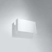 Aplica de perete Sollux Lighting Copertura, alba, 25 x 7 x 15 cm, 2 x G9 LED - 2