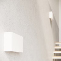 Aplica de perete Sollux Lighting Copertura, alba, 25 x 7 x 15 cm, 2 x G9 LED - 8