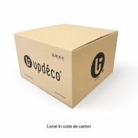 Fotoliu puf Bean Bag tip para L leopard blue - 2