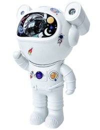 Proiector LED de Stele in forma de astronaut cu Stickere - 1