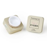 Painting Gel White Everin 5g pentru Nail Art si Pictura Unghii - 1