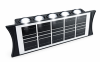 Lampa solara bidirectionala cu lumina SUS si JOS 10 LED - 1