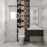 Faianta decorativa rectificata Isabella 30x75 cm - 4