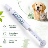TRM Canigest Combi XS-XL, supliment digestiv cu probiotice pentru caini si pisici, suspensie orala, 32 ml - 3