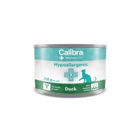 CALIBRA Dieta Veterinara Hypoalergenica cu Rață pentru Pisici, Conserva Monoproteica 200g - 1