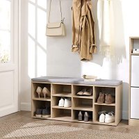 Pantofar, Vasagle, Natural-Gri, 104x30x48 cm - 4