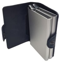 Portofel RFID dublu iUni P3, 16 carduri, Bleumarin - 2