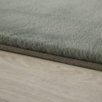 Covor Pouffy V1 Verde 200 x 200cm - 1