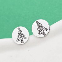 Cercei de Craciun - Emotia Sarbatorilor - Argint 925, cu sistem de inchidere surub - 1