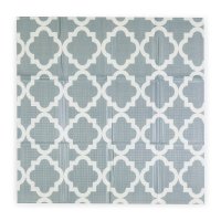 Covoras educativ PetiteMars Campy S din spuma XPE non-toxica, cu doua fete, suprafata antiderapanta, 120x120 cm, pliabil compact 40x30x13 cm, model animalute si forme geometrice - 4
